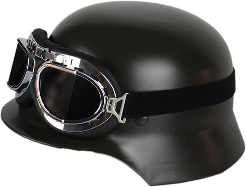 خوذة SYLPHID WW2 M35 مع نظارات واقية، خوذة المظلي الألماني Fallschirmjager لإمدادات الحرب العالمية in Kuwait