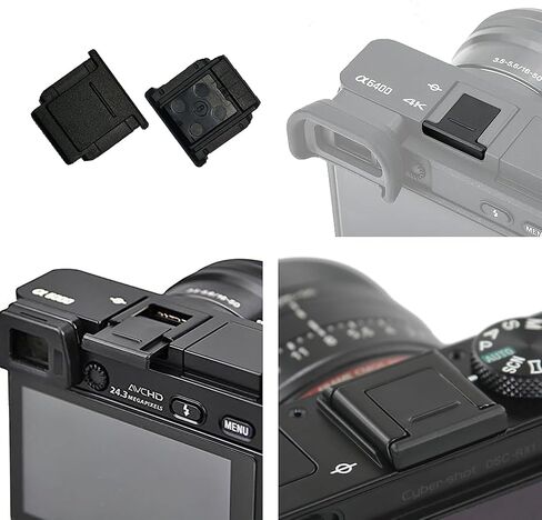 2 Packs 67mm Camera Lens Cap Cover for Nikon D90 D80 D70 D7000 D7100 D7200 D800, 2*hot Shoe Cover and Lens Cover Leash, Fit for Sony Nikon Canon DSLR Camera in Saudi Arabia