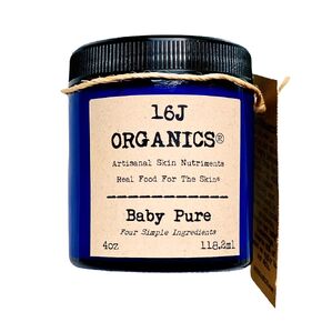 Baby Pure - Body Butter Cream Moisturizer- Delicate Sensitive Skin Healing Relief Therapy Ointment- Handcrafted With Just Four 100% Natural Organic Non-toxic Food-Grade Ingredients