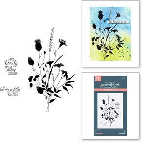 Spellbinders Bloom Wildly Press Plate, Metal