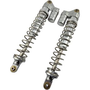 NHX RC Alum Rear Piggyback Adjustable Shocks for HPI BAJA 5B/5T/5SC -Silver