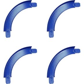 Track Pieces Connectors Compatible with Hot Wheels,90 Degree,Size XL,4 Packs