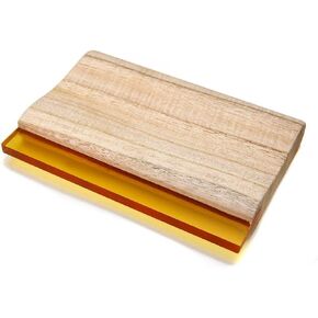 TECHTONGDA 6inch Screen Printing Squeegee Silk Screen Squeege 75 Durometer for Printing Ink