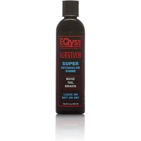 Eqyss Survivor Equine Horse Detangler - Smoothes Out Tangles, Mats, Knots - Enhances Shine, Softens Coat, Mane, Tail - for All Horses, USA-Made