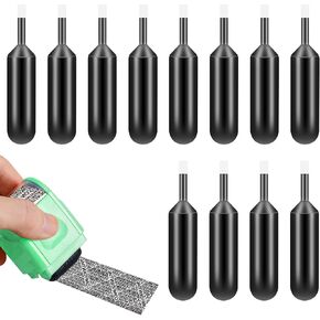 12Pcs Ink Refill for Roller Stamp, Ink Refill for Self Inking Identity Stamp Theft Protection, Stamps Inks Refills Roller, Inks Refills for Stamps Pad to Cover Personal Mail Address Information