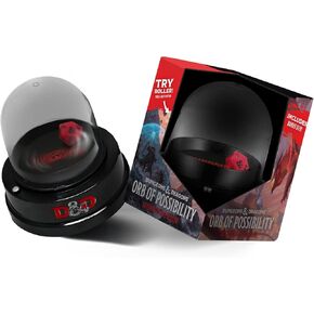 D&D Orb of Possibility Dice Roller with Silicone d20, Removable lid