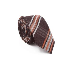 Luxurious Enzo Brown Cashmere Necktie: Elegant Men's Formal Wear Accessory for Weddings & Business