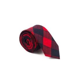 Red Eddy Cashmere Necktie - A Bold Touch of Luxury