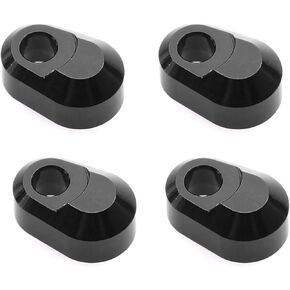 ZEZEFUFU 4* Black Hinge Pin Retainers for TRAXXAS-1/5 X-MAXX 8S Monster TRUCK-77086-4