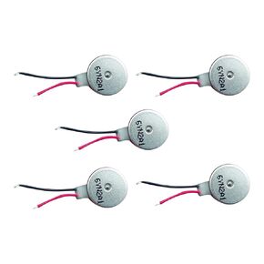 5PCS Brushless Vibration Motor DC 3V Flat Coin Button Type Micro Vibrating Motor for Smartwatch