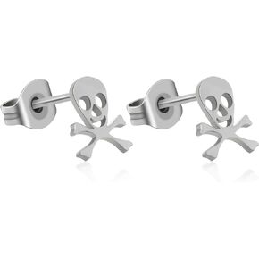TGNEL Pure Titanium Earrings Bat Earrings Halloween Animal Stud Earrings Cool Trendy Party Hypoallergenic for Men Women Black in Kuwait