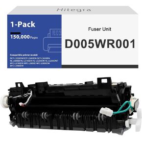 D005WR001 Fuser Unit Replacement for Brother DCP-L5500DN DCP-L5600DN DCP-L5650DN HL-L5000D HL-L5100DN HL-L5200DW MFC-L5700DW MFC-L5800D MFC-L5850DW MFC-L5900DW Printer Fuser Assembly, 1-Pack 110V