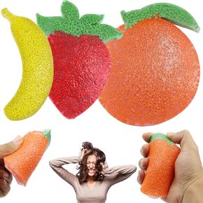 3Pcs Skin Picking Fidget Toys, Fruits Picky Pad, Silicone Sensory Pick Pad for Anxiety Relax, Trichotillomania Toys for Skin Pickers, Pink
