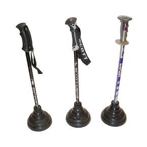 Ski Pole Toilet Plunger