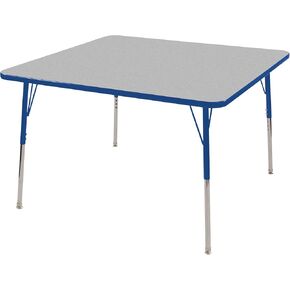 Adjustable Height Classroom Activity Table for Kids & Adults, Square Activity Table for School and Home