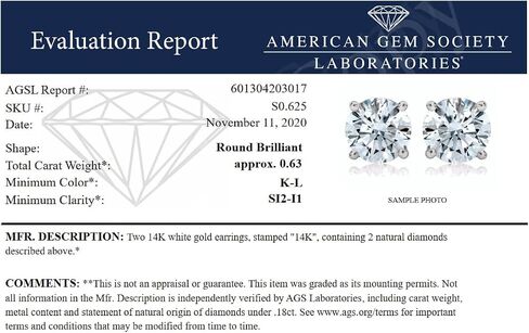 1/4 cttw SI2-I1 Diamond Stud Earrings 14K White Gold I-J Color Round Screw Backs in Saudi Arabia
