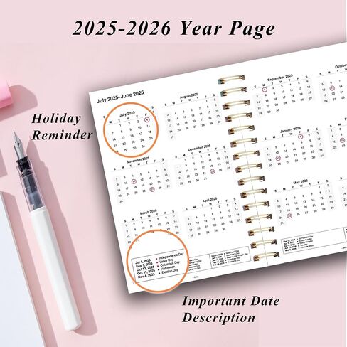 2026 Weekly and Monthly Planner, From January 2026 to December 2026, 5.5" x 8.5" Daily Planner for Productivity, Goal Setting & Time Management, Organizer for Work & School - Black Hard Cover in Saudi Arabia
