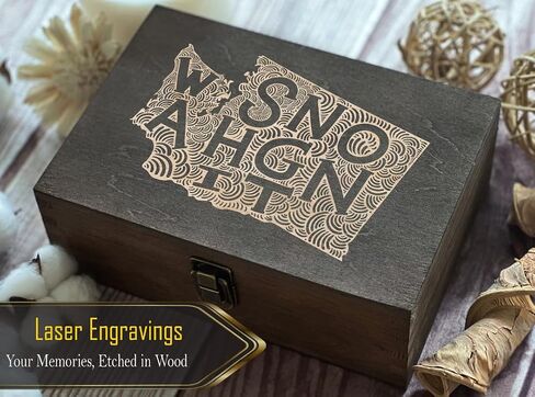 Florida Inspired Engraved Wooden Box - Sunshine State Design, A Memorable Gift or Souvenir in Saudi Arabia