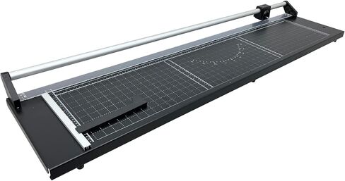 Techtongda Rotary Paper Trimmer ، طوله 48 بوصة ، قاطع الورق الاحترافي مع شفرتين احتياطيين ، خط زاوية ، عرض ذاتي ، قدرة من 8 إلى 10 صفائح للمكاتب والمدارس والحرف اليدوية in Kuwait