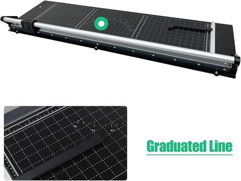 Techtongda Rotary Paper Trimmer ، طوله 48 بوصة ، قاطع الورق الاحترافي مع شفرتين احتياطيين ، خط زاوية ، عرض ذاتي ، قدرة من 8 إلى 10 صفائح للمكاتب والمدارس والحرف اليدوية in Kuwait