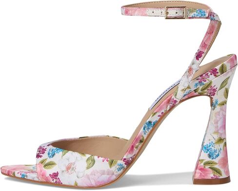 Steve Madden Women's Beki Heeled Sandal, Bone Leather, 6.5 in Saudi Arabia