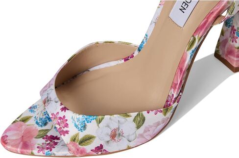 Steve Madden Women's Beki Heeled Sandal, Bone Leather, 6.5 in Saudi Arabia