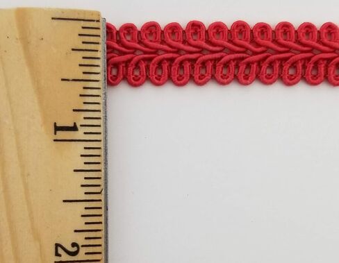1/2" Chinese French Braid Gimp Trimming - 12 Continuous Yards - Many Colors! (Ivory) in Kuwait
