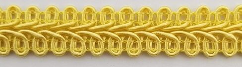 1/2" Chinese French Braid Gimp Trimming - 12 Continuous Yards - Many Colors! (Ivory) in Kuwait