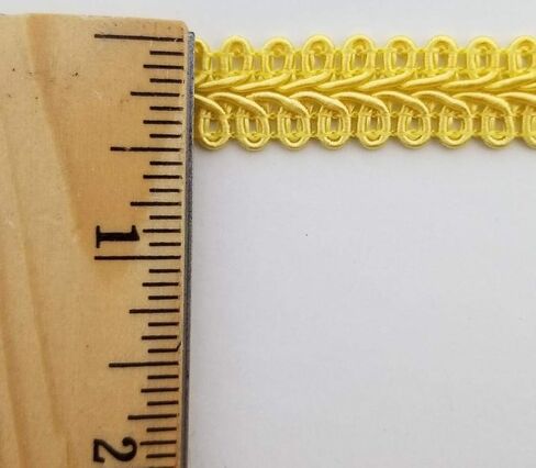 1/2" Chinese French Braid Gimp Trimming - 12 Continuous Yards - Many Colors! (Ivory) in Kuwait