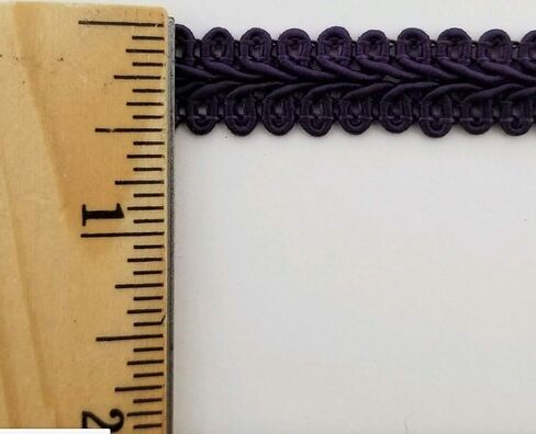 1/2" Chinese French Braid Gimp Trimming - 12 Continuous Yards - Many Colors! (Ivory) in Kuwait
