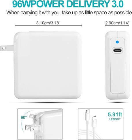 USB Charger 60 Watt 12A 6-Port PowerPort 6 Multi USB Wall Charging Station Multi-Port USB Charger Hub for Apple iPhone/iPad Air/Samsung/Galaxy/Note/LG/HTC/Tablets and More USB Device in Saudi Arabia