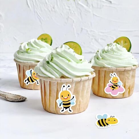ملصقات 500pcs bee roll 10 أنماط أنماط الظروف ملصقات ملصقات حيوانات لطيف للأطفال لمكافأة ملصق للطلاب الذين يحملون طراف الطرف (500 لكل لفة) in Kuwait
