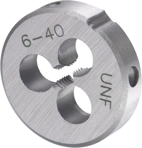 قالب إصلاح خيط دائري CoCud، قالب 12-32 UNF 20 مم OD، أداة خيوط الأنابيب الفولاذية الأسطوانية مع 4 فتحات للرقائق - (التطبيقات: لإصلاح الخيوط) in Kuwait