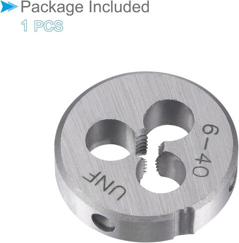 قالب إصلاح خيط دائري CoCud، قالب 12-32 UNF 20 مم OD، أداة خيوط الأنابيب الفولاذية الأسطوانية مع 4 فتحات للرقائق - (التطبيقات: لإصلاح الخيوط) in Kuwait