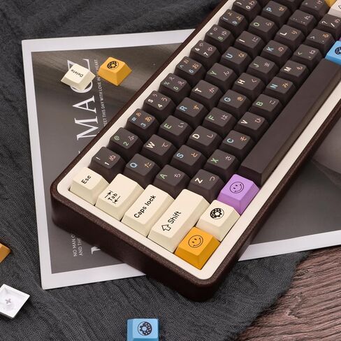 PBT Keycaps 129 Keys Arctic Keycaps Dye-Sublimation Blue White Japanese Keycaps Cherry Profile Custom Keycaps Set for Gateron Kailh Cherry MX Switch Gaming Mechanical Keyboards in Kuwait