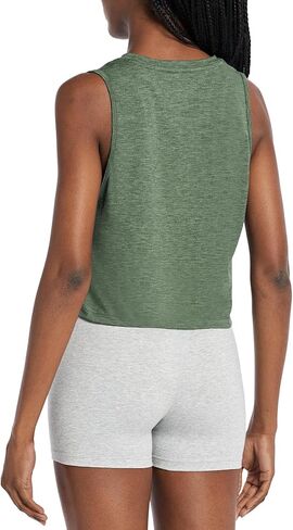 BALEAF Workout Tops for Women Crop Tank Top Quick Dry Athletic Gym Exercise Sleeveless Shirts Muscle Yoga Loose Fit 2-Pack White L in Saudi Arabia