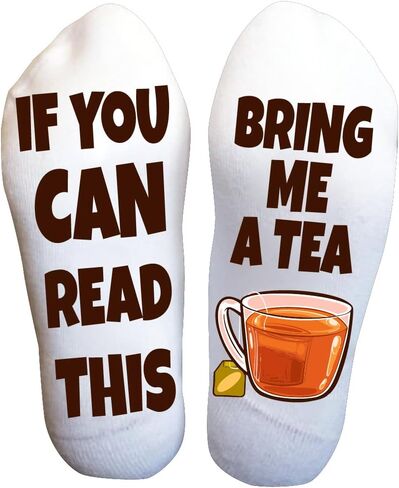 Funky Fun Socks With Sayings: Handcrafted Novelty Delights for All Ages, Versatile Sizing for Sizes 6-14, Exceptional Comfort & Durability, Beverage Themed Collection- Bring Me A Matcha Tea in Saudi Arabia