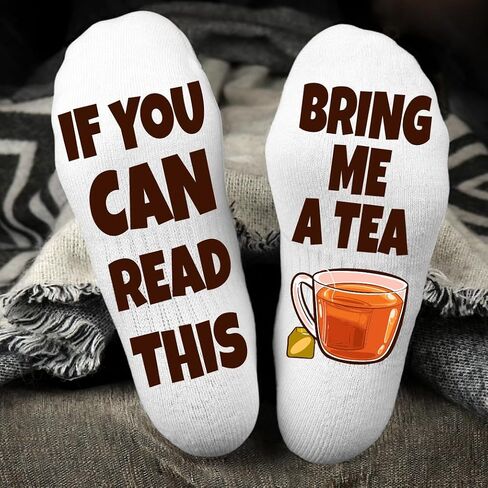 Funky Fun Socks With Sayings: Handcrafted Novelty Delights for All Ages, Versatile Sizing for Sizes 6-14, Exceptional Comfort & Durability, Beverage Themed Collection- Bring Me A Matcha Tea in Saudi Arabia