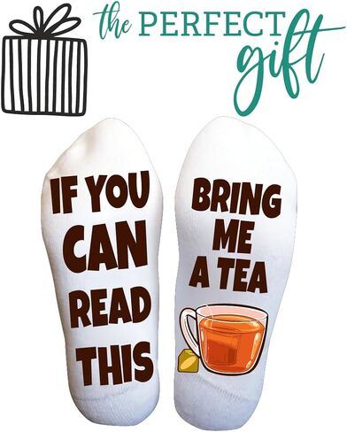 Funky Fun Socks With Sayings: Handcrafted Novelty Delights for All Ages, Versatile Sizing for Sizes 6-14, Exceptional Comfort & Durability, Beverage Themed Collection- Bring Me A Matcha Tea in Saudi Arabia