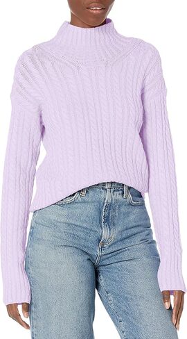 French Connection Women's Babysoft Cable High Neck Jumper in Kuwait