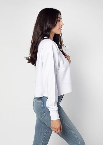 Chicka-d Women Standard Corded Boxy Pullover, Royal Blue, Large in Saudi Arabia
