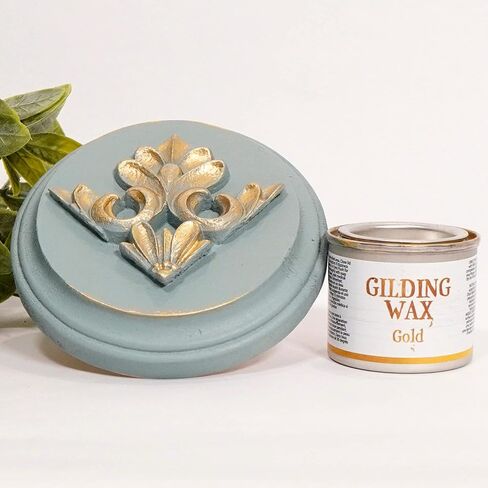 Dixie Belle Gilding Wax | بريق فاخر معدني قائم على النفط لشراء ، وميض في مشاريع DIY | مُحسّن للتفاصيل للأثاث والأجهزة والخشب ... in Kuwait