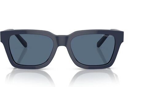 Arnette Men's AN4334 Cold Heart 2.0 Square Sunglasses, Transparent Blue/Clear Orange/Dark Blue, 53 mm in Saudi Arabia