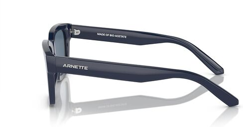 Arnette Men's AN4334 Cold Heart 2.0 Square Sunglasses, Transparent Blue/Clear Orange/Dark Blue, 53 mm in Saudi Arabia