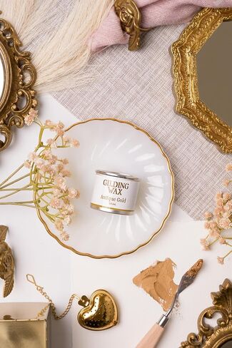 Dixie Belle Gilding Wax | بريق فاخر معدني قائم على النفط لشراء ، وميض في مشاريع DIY | مُحسّن للتفاصيل للأثاث والأجهزة والخشب ... in Kuwait