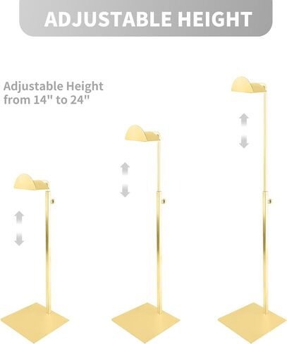 3 Pack Adjustable Height Handbag Display Stand, Stainless Steel Purse Display Rack Stand Silver Single Hanging Hook Bag Holder Display for Store in Saudi Arabia