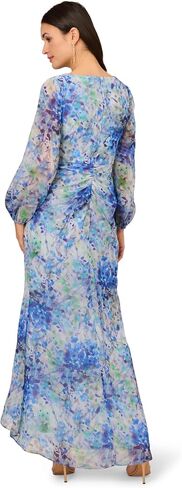 Adrianna Papell Women's Long Printed Gown in Saudi Arabia