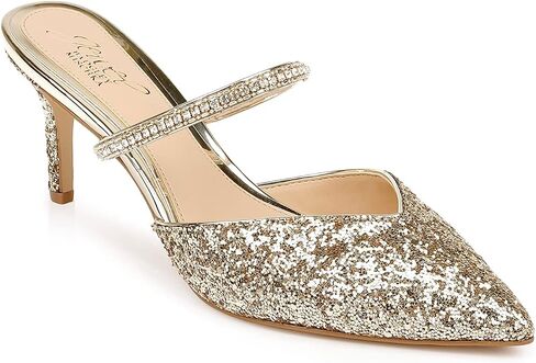 Jewel Badgley Mischka Jan Strappy Pointed Toe Stiletto in Saudi Arabia