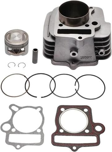 YX 140CC 56mm Cylinder Piston Gasket for YX140 1P56FMJ Pit PRO M2R LMX WPB Pit Off-Road Vehicle(Silver) in Saudi Arabia