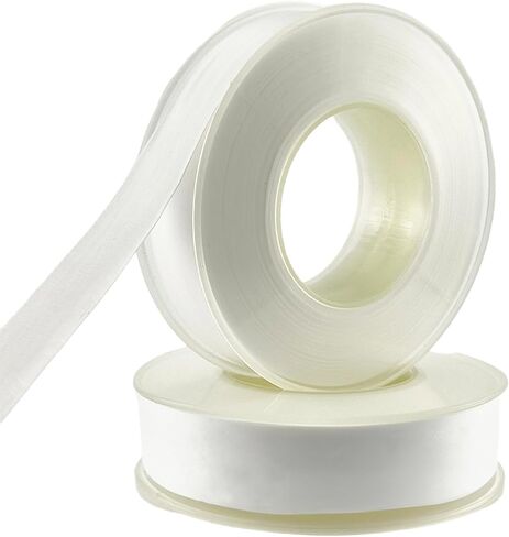 Thread Seal Tape, Pipe Seal Tape, Teflon Tape to Prevent Leaks at Faucet Connections, Pipes, Shower Heads, and Drain Pipes for Water Lines 20m x 18mm in Saudi Arabia